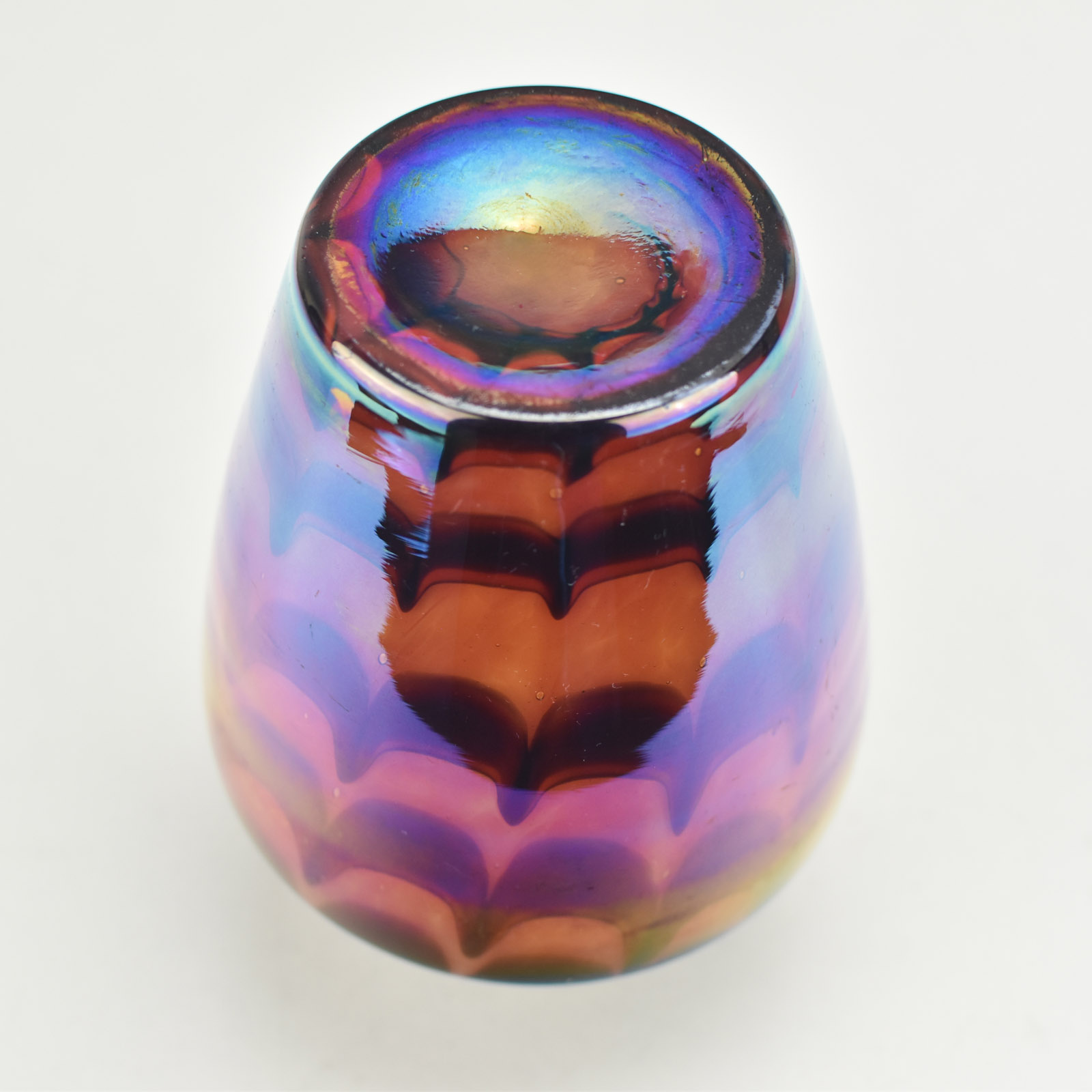 Rare Kralik Purple Gold Iridescent Art Deco Glass Vase | eBay